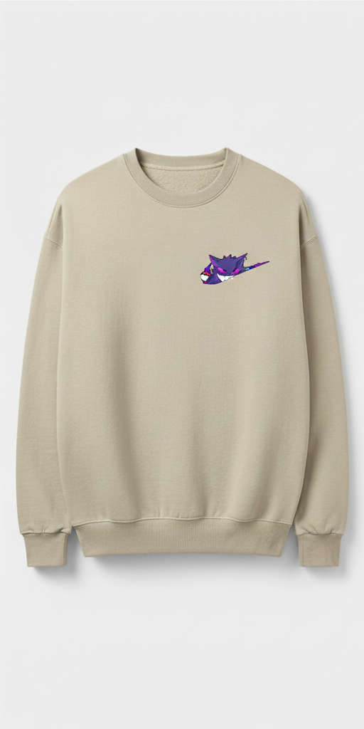 Gengar Sweatshirt – Stylish Pokémon Hoodie for Fans | Trendy Anime Apparel