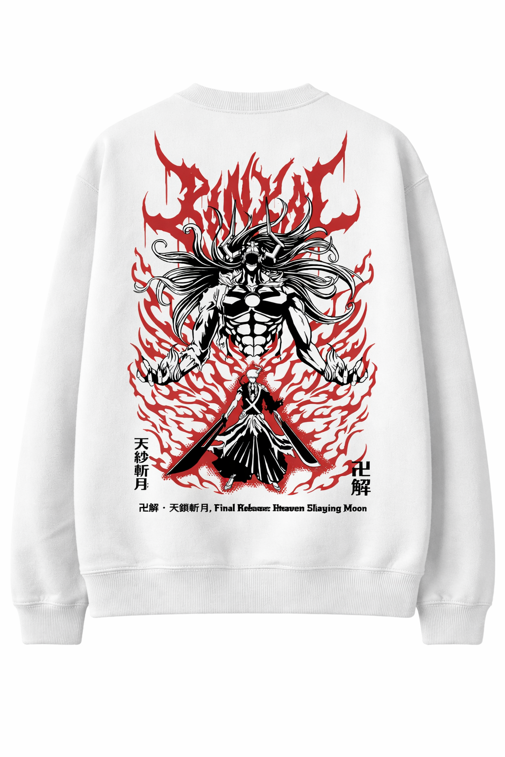 Ichigo Bankai Sweatshirt – Premium Anime Hoodie Inspired by Bleach | Streetwear Edition