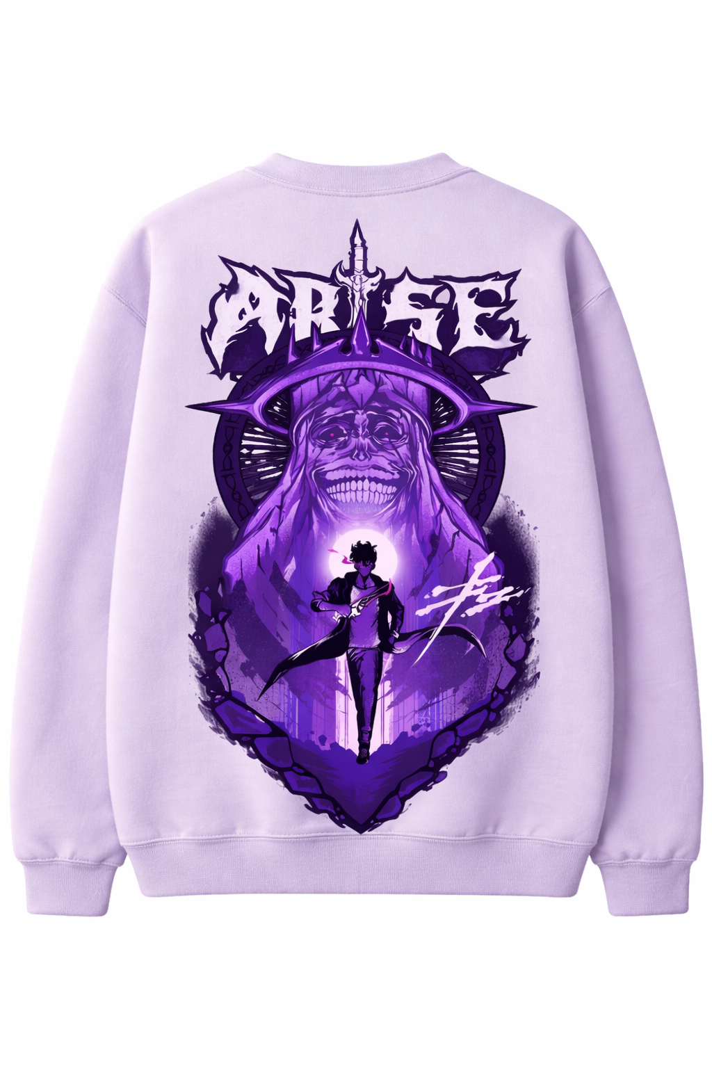 Sung Jinwoo “Arise” Sweatshirt | Solo Leveling Anime Premium Streetwear